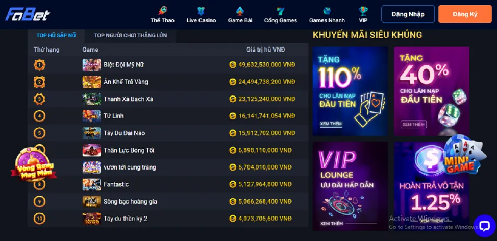 Người chơi slot game trên điện thoại